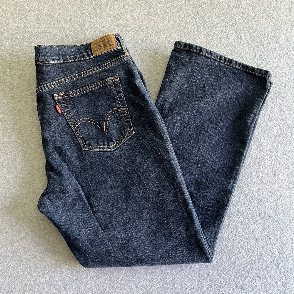 VTG Levi's‎ 515 Boot Cut Jeans Womens 16S Blue Cowgirl Western Rodeo Denim Y2K